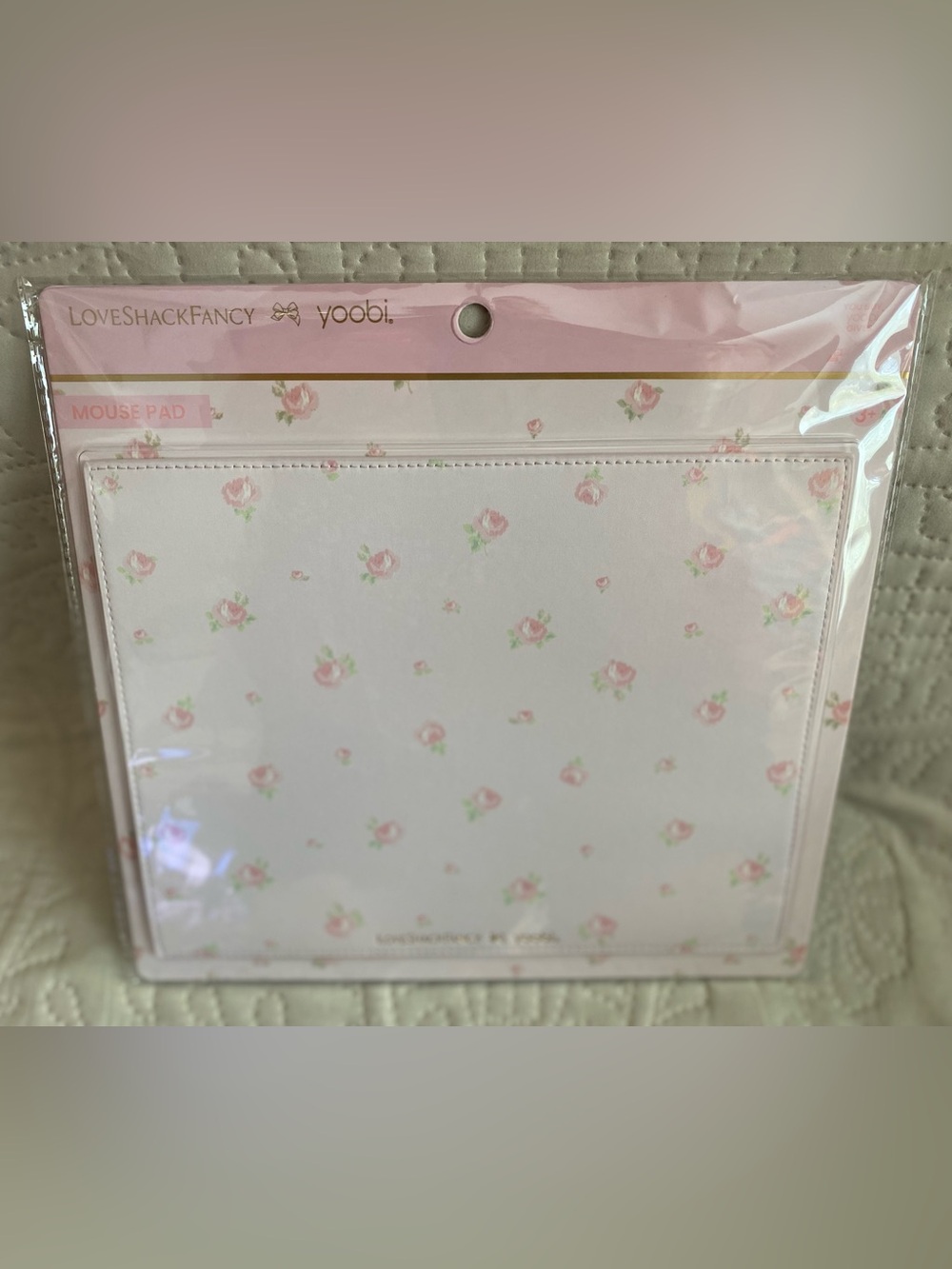 💗 LoveShackFancy x Target Pink Floral Mousepad - Coquette Style 💗